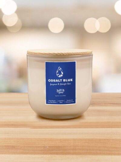 Cobalt Blue 2-Wick Candle