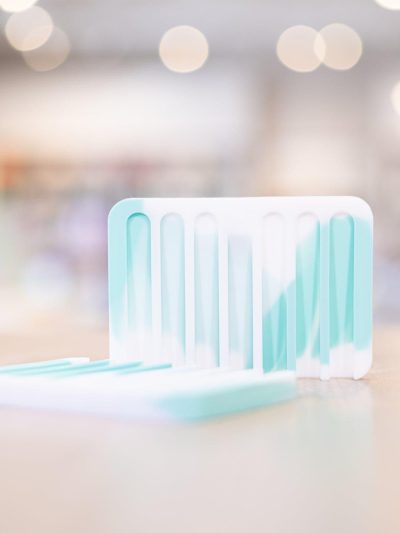 Buff Swirl Silicone Soap Dish